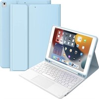 10.2" iPad Keyboard with Trackpad and Pencil Holde
