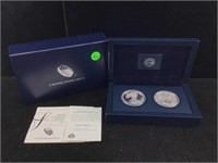 2016 Us Mint Silver Eagle Proof And Mint Set