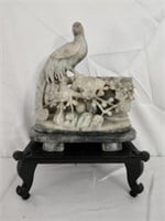 Vintage Chinese Hand Carved Soapstone Sculpture