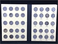 Silver Quarter Collection In Book Incolmpete