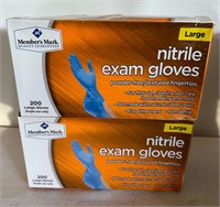 400 Members Mark Large Nitrile Gloves