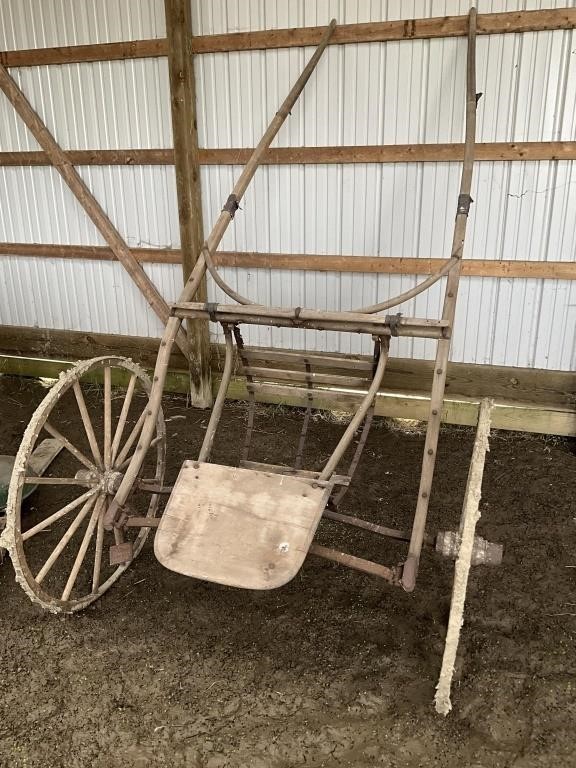 Early sulky cart