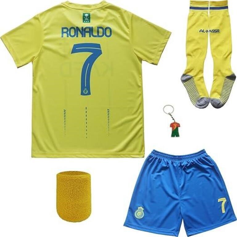SEALED-Ronaldo #7 Home 2023/2024 Youth Soccer Set