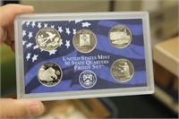2008 San Francisco Mint 5 Quarters Set