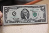 Uncirculated 1976 Bicentennial $2.00 Note