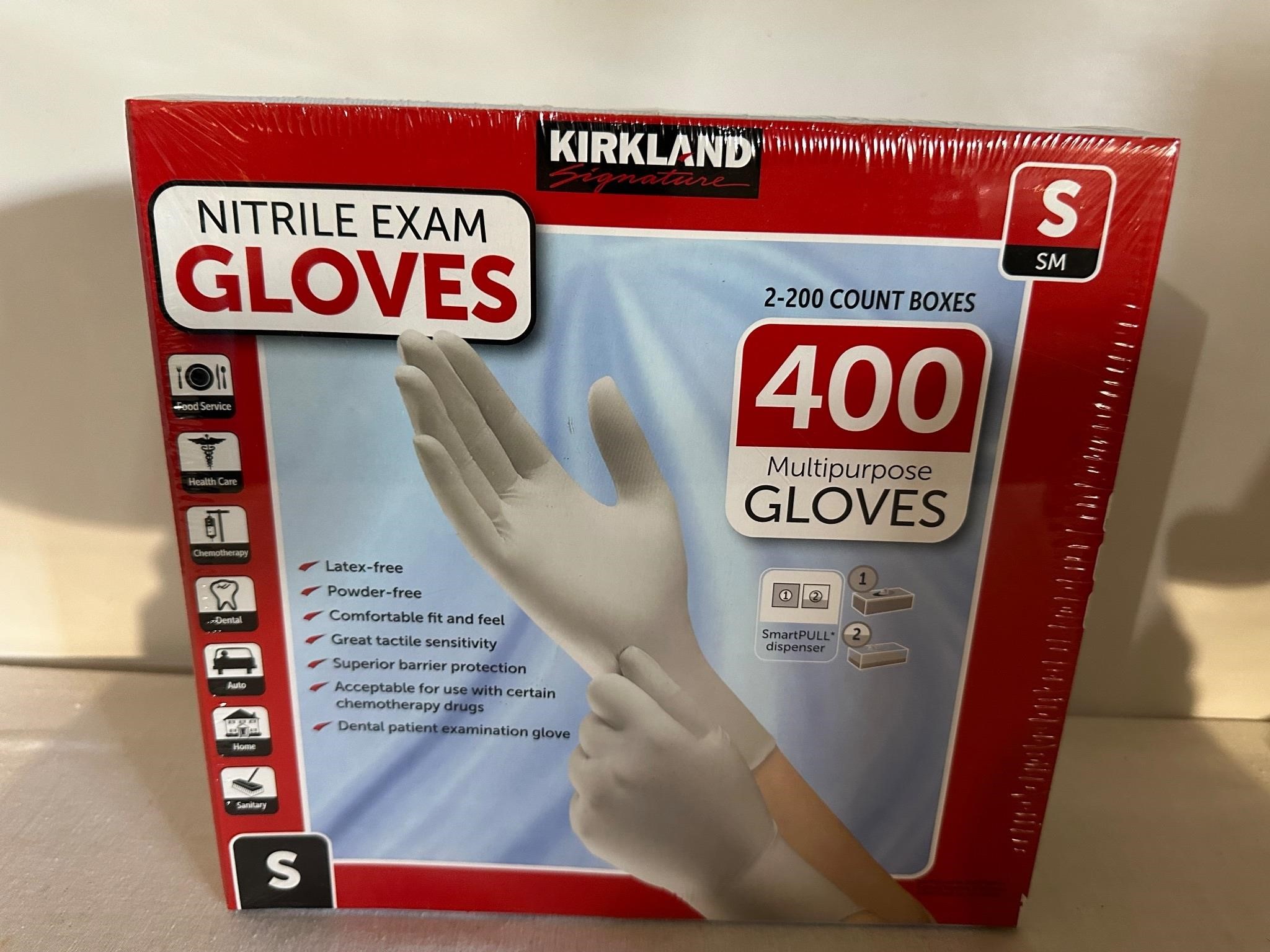 400 Kirkland Small Nitrile Gloves