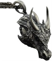 Viking Dragon Necklace for Men