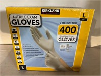 400 Kirkland Large Nitrile Gloves