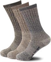 Premium Merino Wool Hiking Socks - 3 Pack