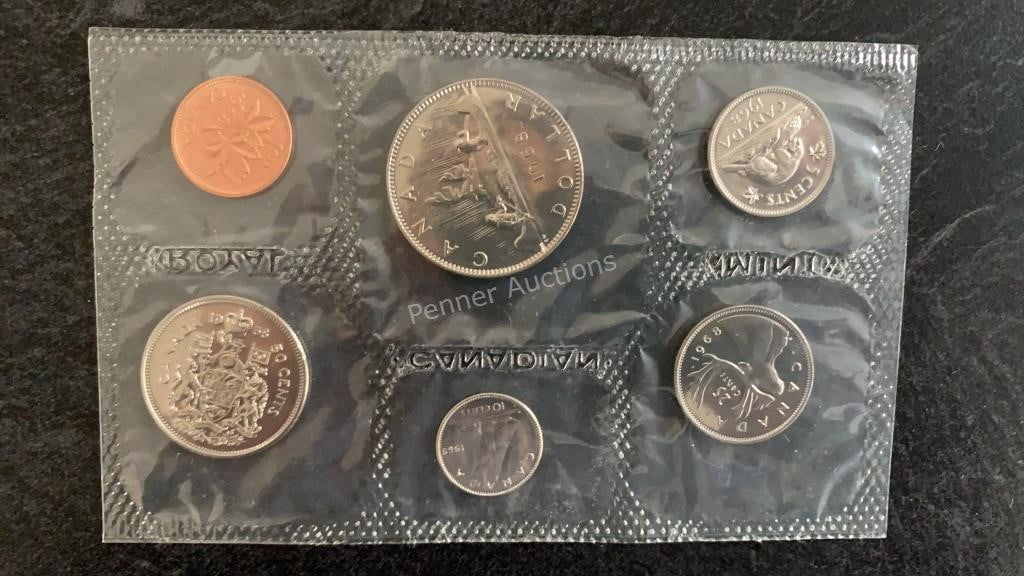 1968 Proof Set Coins