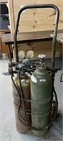 Acetylene Cutting Torch Setup w/ Cart