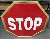 Framed Stop Sign
