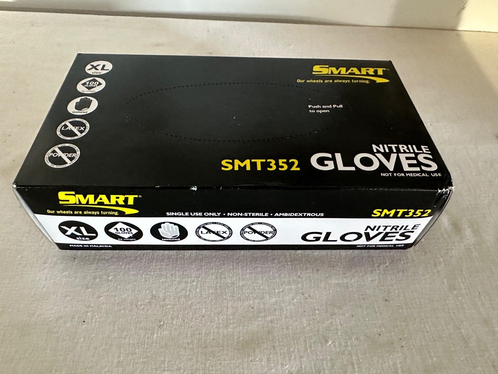 100 Smart XL Nitrile Gloves