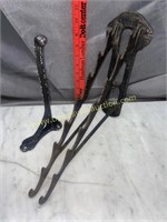 Cast flange bridle and tack hangers