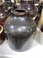 Brown gallon stoneware jug