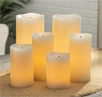 Glow Wick 6 Piece Led Candles Color Change