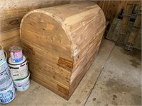Solid Cedar Bow Top Storage Chest, Unfinished,