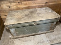 Antique Craftsmen's Tool Storage Box w/2 Trays