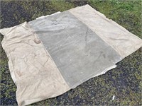 U.S. Navy Bedding Roll, Canvas Construction, 6'L