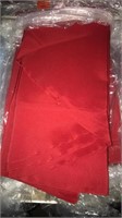 9 - 90in round table linens Red