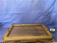 Wood Tabletop & Serving Tray, 21.75X14"