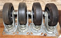 Lot of 4 Large Wheel Casters