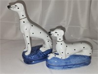 Pair of Staffordshire Style Fitz and Floyd statues