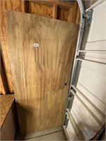 Flat Panel Wood Door, 36X80", Hollow Core