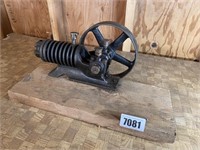 Antique Sgl Piston Compressor, Brunner, Utica, NY