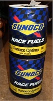 Lot of 2 Empty Sunoco Race Fuels Cans