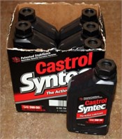 NEW Box of 6 Bottles Castrol 5W-50 Oil