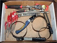 Lot of Various Mechanics Tools