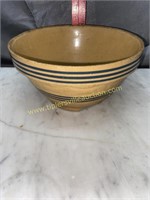 Blue band stone ware bowl
