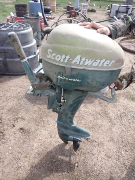 Scott-AtWater Bail-A-Matic 10HP Outboard Motor