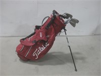 34" Titleist Golf Bag & Clubs