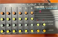 BOSS BX-600 6 Channel Stereo Mixer Powers On