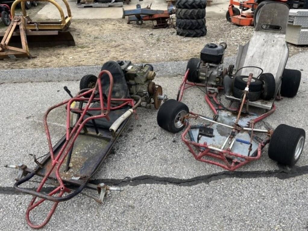 Lot of 2 Go-Carts (As Found)
