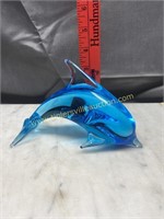 Art glass dolphin