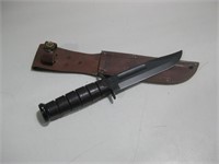 12" Ka-Bar USMC Knife & Sheath