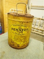 5 Gal. Metal Pennzoil Can