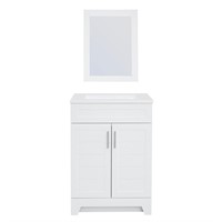 $249 Style Selections Kirkman 24-in White Sink Van