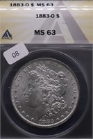1883 O ANAX MS63 MORGAN DOLLAR