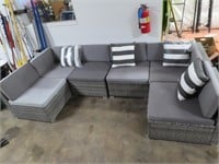 Multi-Use Modern Outdoor Patio Couch Sectional Set
