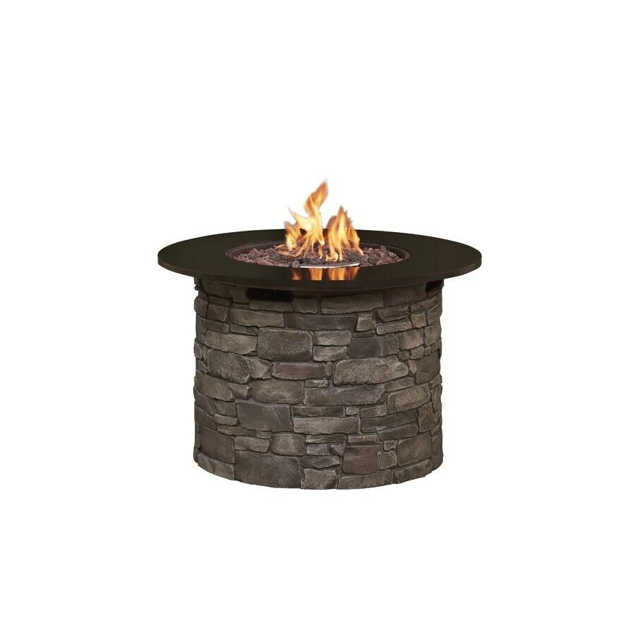 $399  Allen+Roth 36.2-in W Stone Fire Table