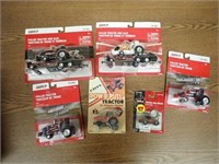 (6) IH Toys: (2) Pulling Tractors w/ Sled, (3)