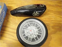 West Coast Choppers Metal Toy Gas Tank + Battery