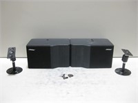Two 9.5"x 6"x 6" Bose Speakers Untested