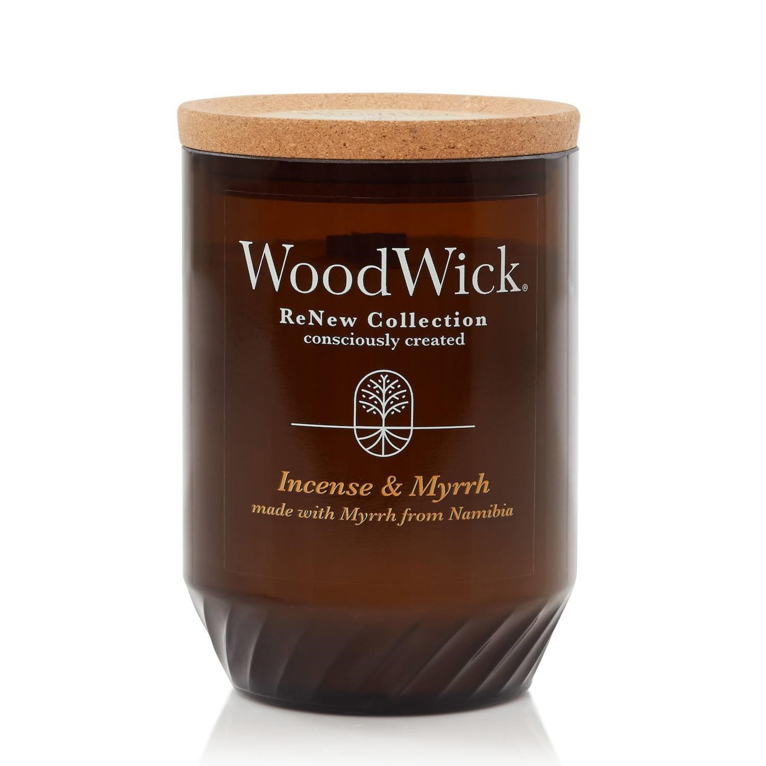 $20  WoodWick ReNew Incense & Myrrh Lg Jar Candle