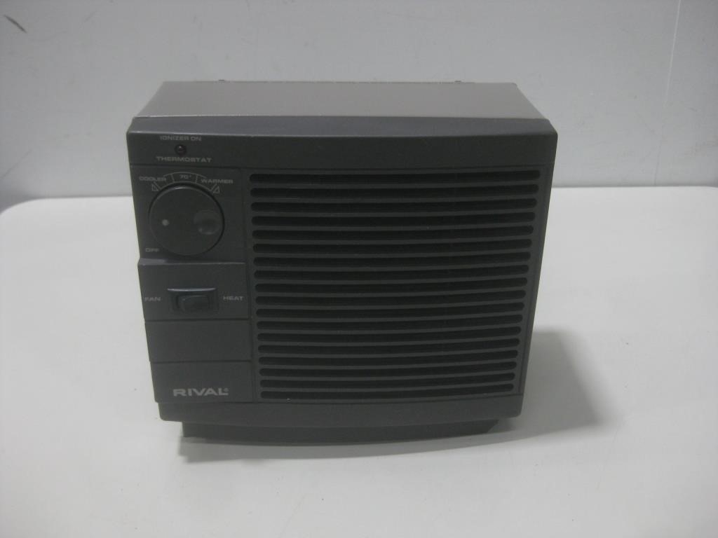 Rival Heater W/Electric Air Purifier Powers On