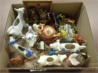 Cow Figurines, Cow Teapot, Other Cow Collectibles!
